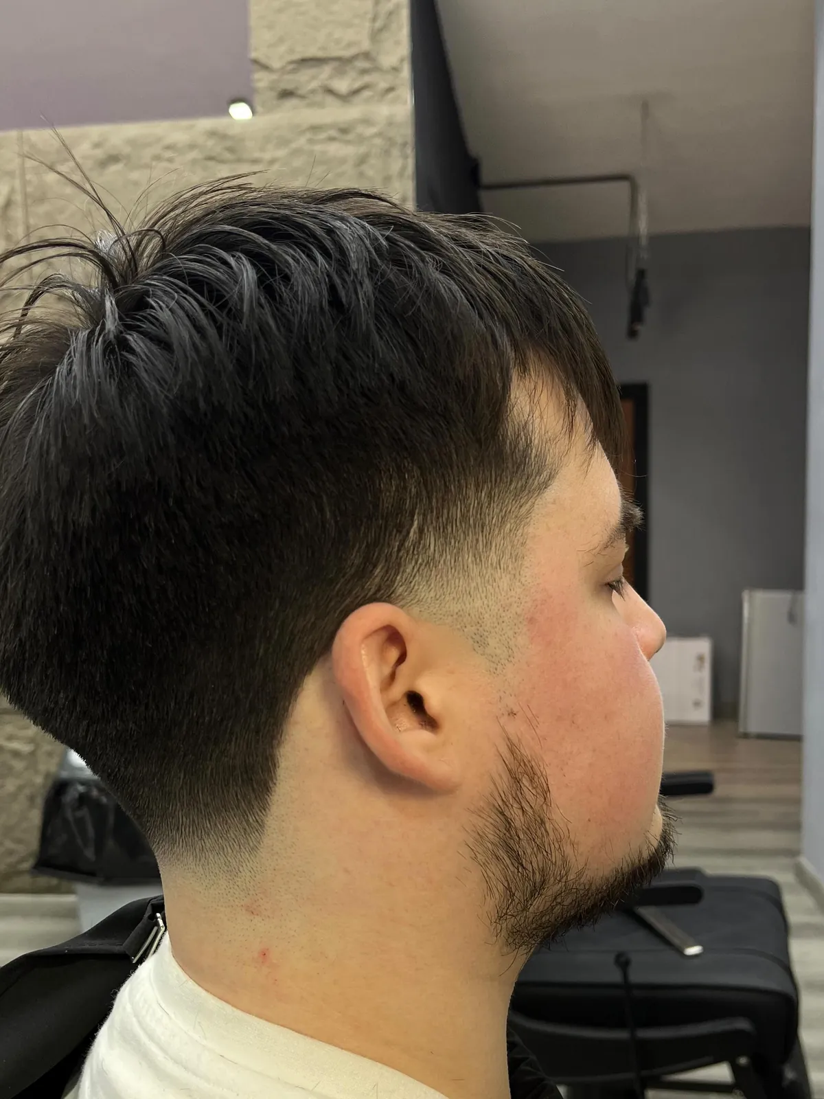 Degradado con barba hecho en Barbería O'Higgins